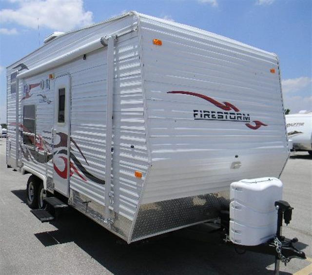 Used 2010 R AND S CUSTOM FIRESTORM 21C Travel Trailer Toyhauler For Sale